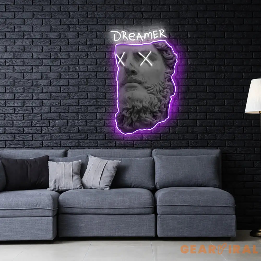 ’Dreamer’ Neon x Acrylic Artwork