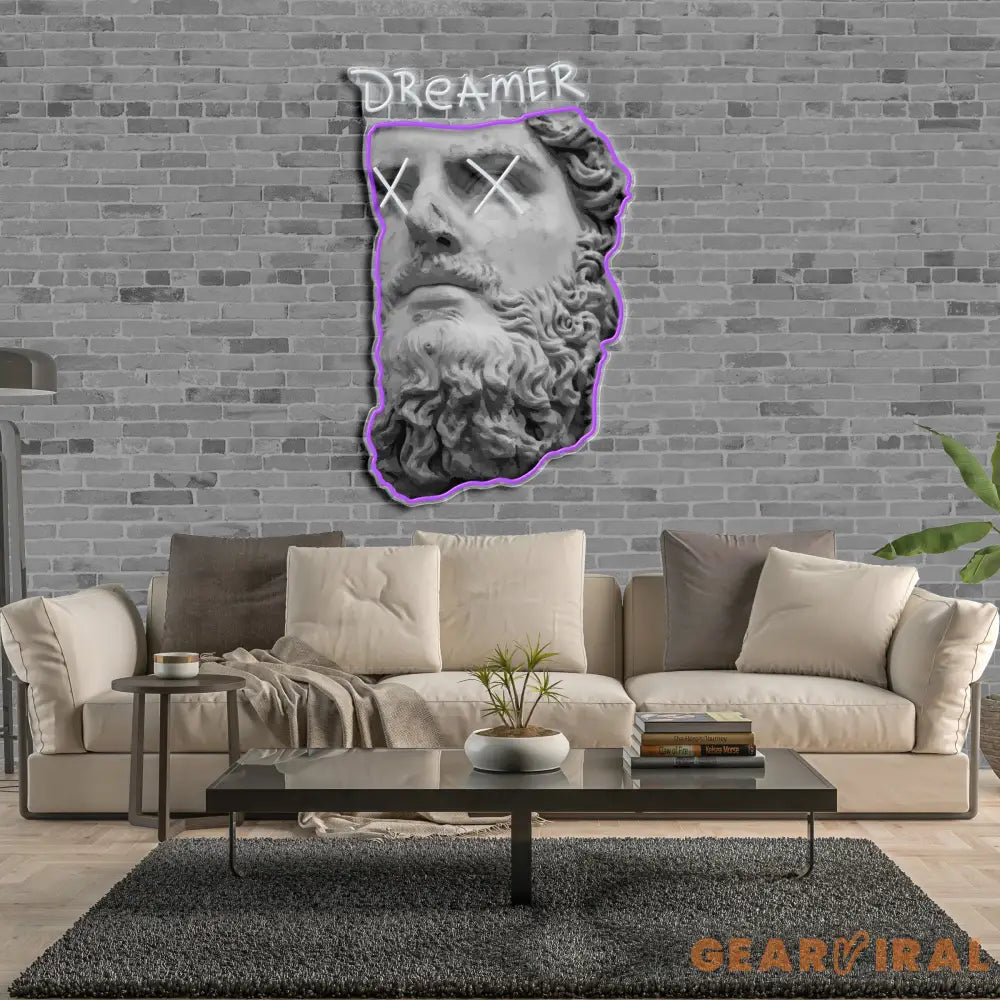 ’Dreamer’ Neon x Acrylic Artwork