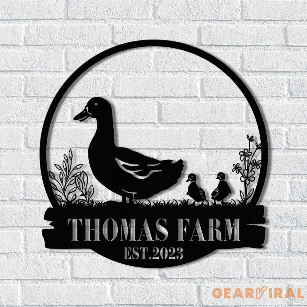 Duck Coop Sign - Duck Farm Sign - Custom Duck Sign - Duck Farmhouse Decor | GearViral