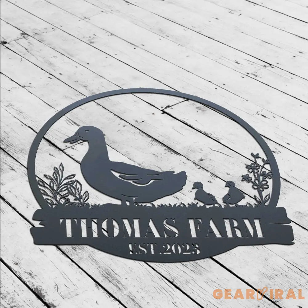 Duck Coop Sign - Duck Farm Sign - Custom Duck Sign - Duck Farmhouse Decor | GearViral