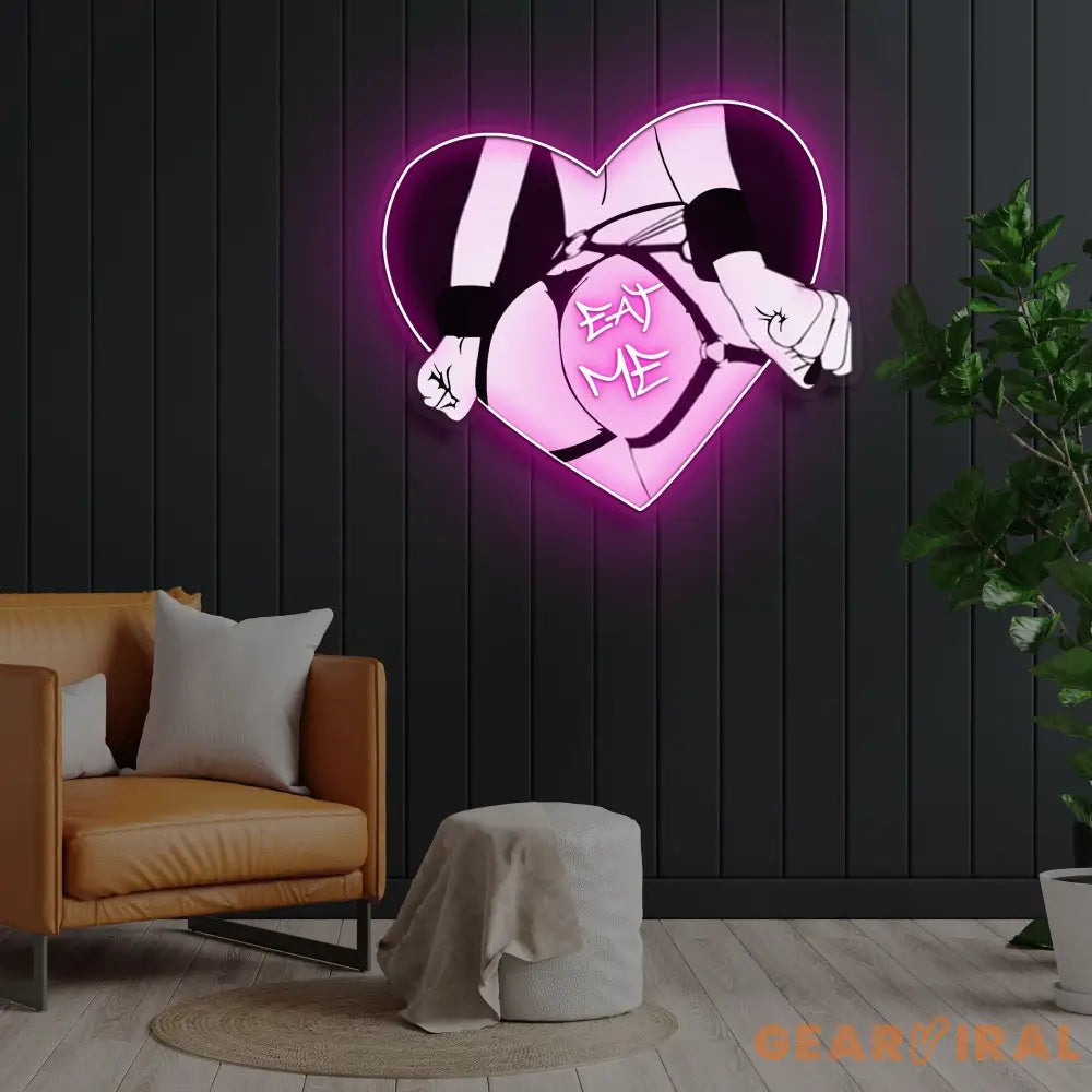 ’Eat Me’ Neon x Acrylic Artwork