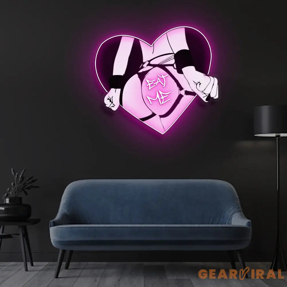 ’Eat Me’ Neon x Acrylic Artwork