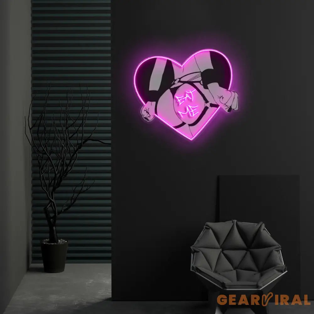 ’Eat Me’ Neon x Acrylic Artwork