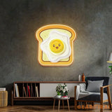 Eggs on Toast Led Neon Acrylic Artwork