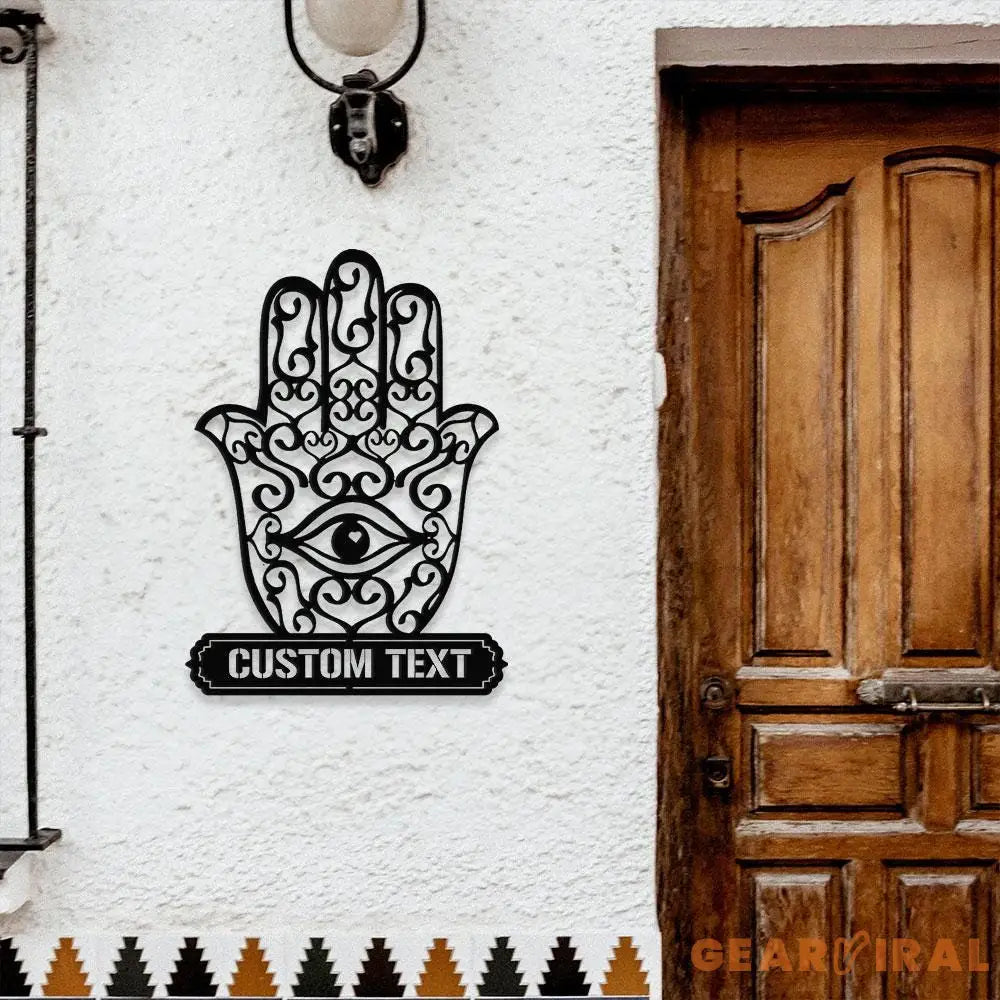 Evil Eye Metal LED Sign Eye Of Providence Wall Art Evil Eye Wall Sign Witchy Decor Occult Wall Art Living Room Metal