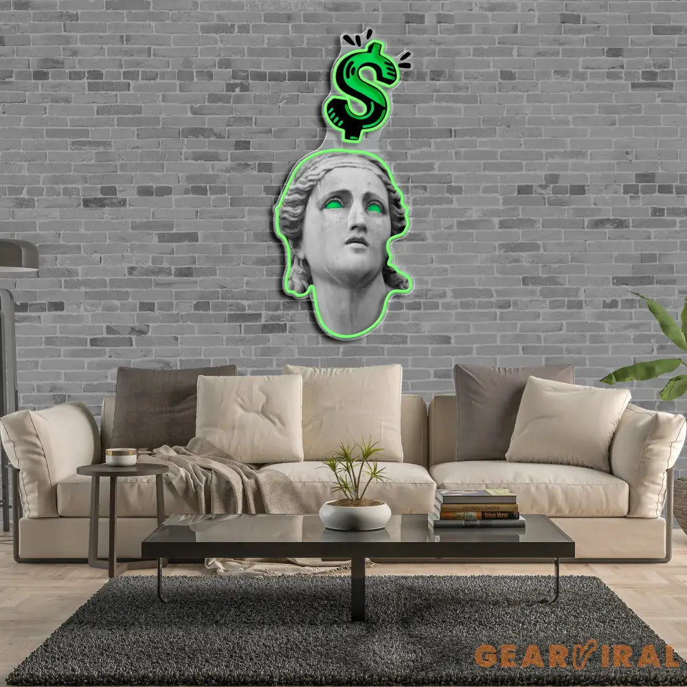 ’Eyes on The Prize’ Neon x Acrylic Artwork