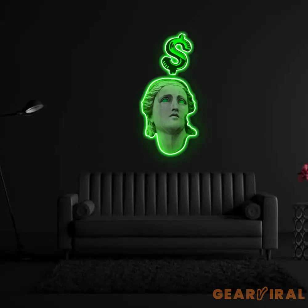 ’Eyes on The Prize’ Neon x Acrylic Artwork