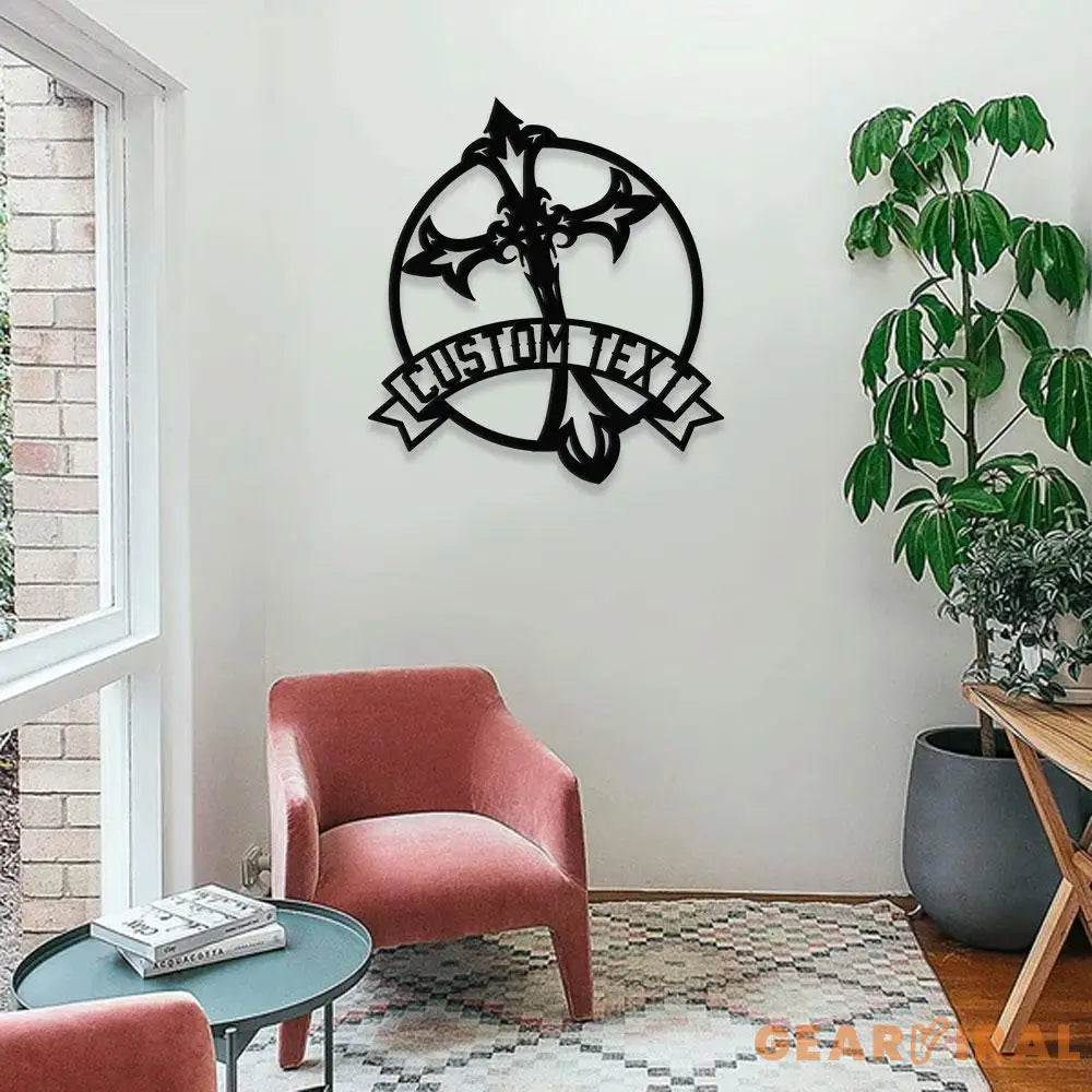 Faith Hope Love Metal Name Sign Personalized Split Letter Last Name Christian Sign Outdoor Door Hanger Housewarming