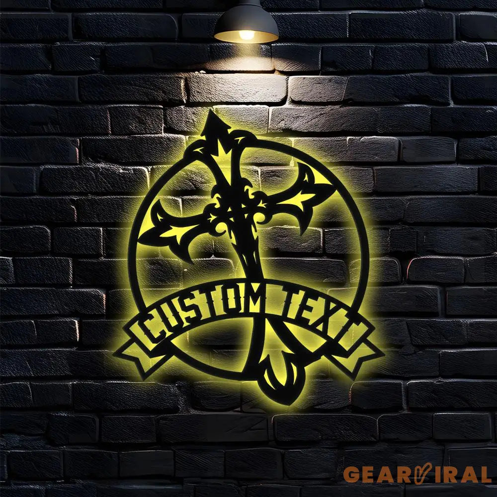 Faith Hope Love Metal Name Sign Personalized Split Letter Last Name Christian Sign Outdoor Door Hanger Housewarming