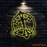 Faith Hope Love Metal Name Sign Personalized Split Letter Last Name Christian Sign Outdoor Door Hanger Housewarming