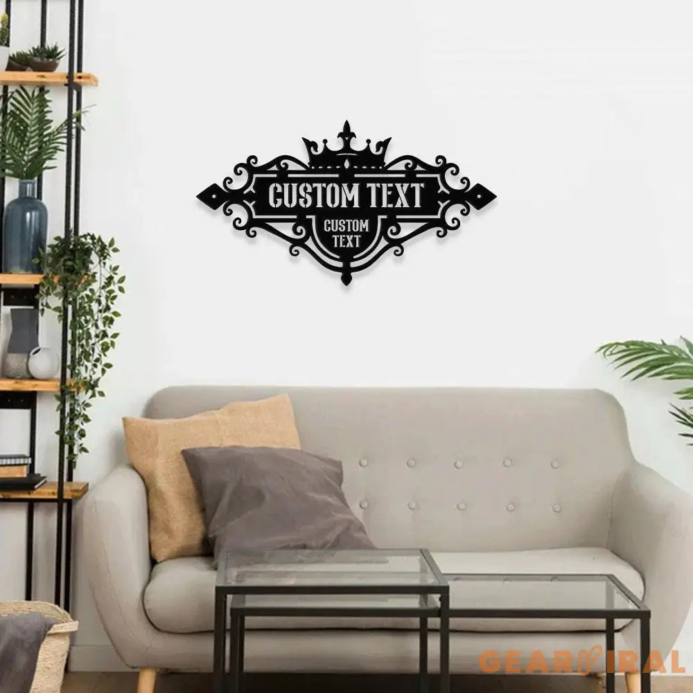 Family Address Custom Metal Sign Personalized Family Name Metal Sign Outdoor Door Decor Address Wall Art Perfect Gift