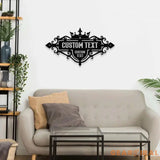 Family Address Custom Metal Sign Personalized Family Name Metal Sign Outdoor Door Decor Address Wall Art Perfect Gift