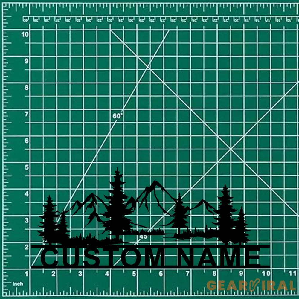 Family Fishing Hunting Lover Metal Sign Personalized Family Name Led Metal Sign Outdoor Door Decor Address Wall Art