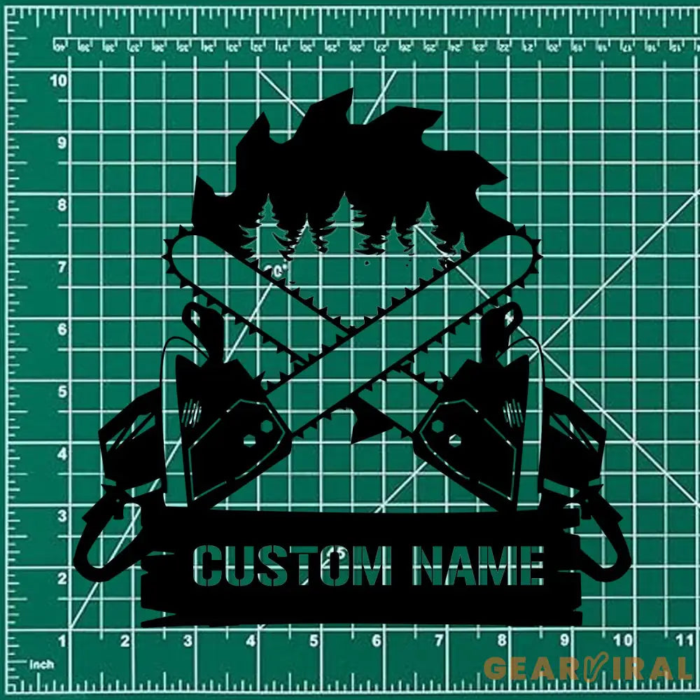 Family Name Chainsaw Metal Sign Personalized Family Name Led Metal Sign Outdoor Door Decor Address Wall Art