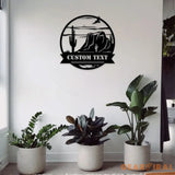 Family Name Mountain Metal Sign - Custom Family Name Sign Personalized Metal Sign Wall Decor Metal Wall Art Wall Sign