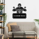 Family Name Rough Ride Metal House Sign Vertical Metal Sign Minimal Sign Ride Wall sign Family Ride Sign Housewarming