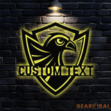 Family Name USA Metal Wall Sign Patriotic Wall Art Minimal Patriotic Sign Home Patriotic Sign Housewarming Gift