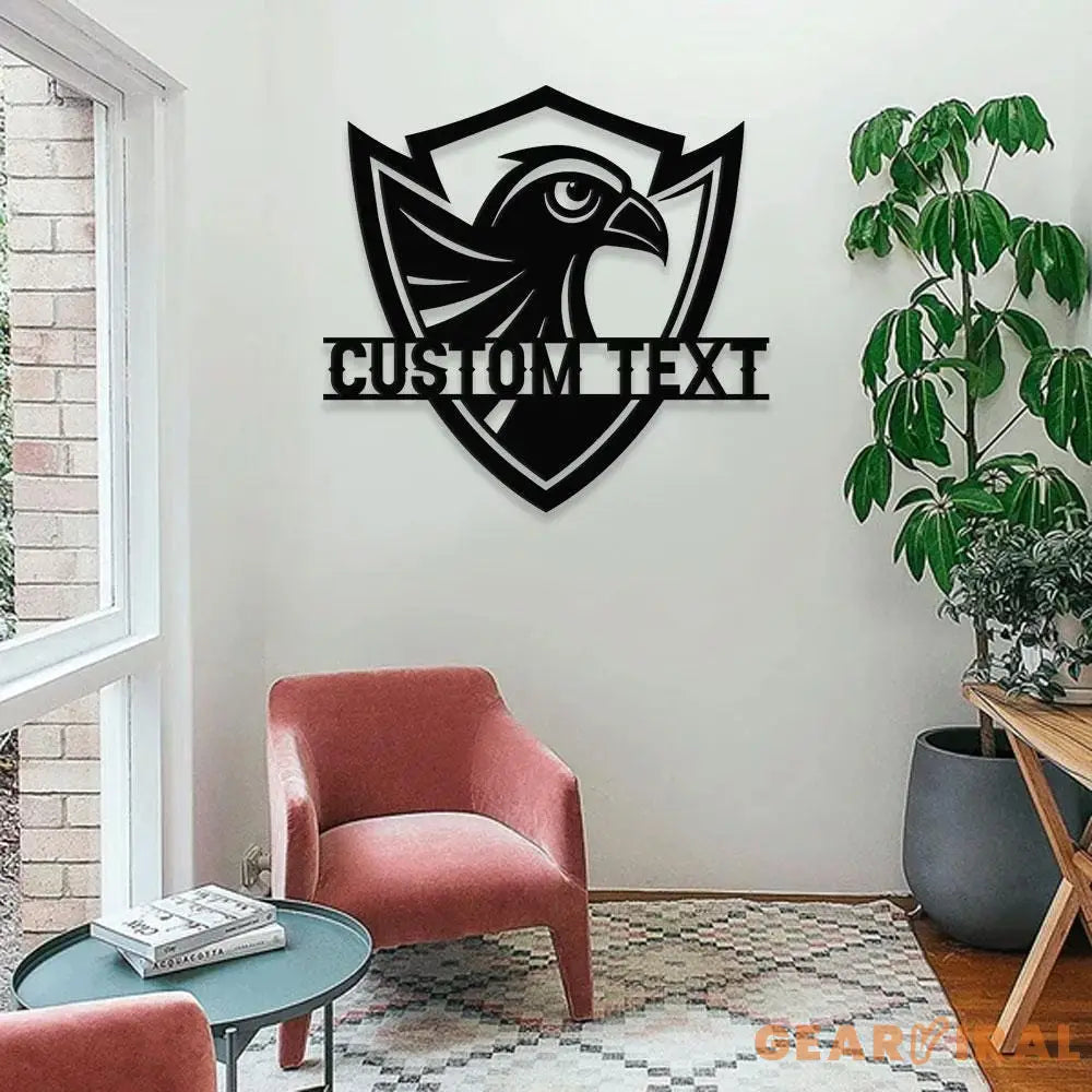 Family Name USA Metal Wall Sign Patriotic Wall Art Minimal Patriotic Sign Home Patriotic Sign Housewarming Gift