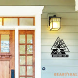 Family Tree Name Metal LED Sign Personalized Name Wall Sign Outdoor Tree Decor Metal Sign Housewarming Tree Wall art