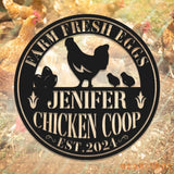 Farm Fresh Eggs Sign - Custom Chicken Sign - Chicken Coop Sign - Chicken Farm | GearViral