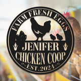 Farm Fresh Eggs Sign - Custom Chicken Sign - Chicken Coop Sign - Chicken Farm | GearViral