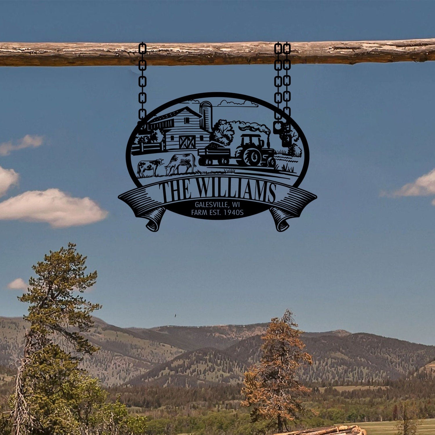 Farm House Sign, Barn Sign, Custom Farm Sign, Farm Name Sign, Personalized Metal Farm Sign, Farm Signs Metal, Custom Farm Signs Metal