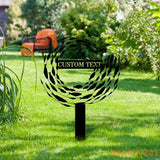 Fishing Art Metal Sign Metal Stake Personalized Name Yard Sign Outdoor Door Garden Decor Metal Sign Fishing Sign
