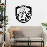 Fishing Number Address Metal Sign, Personalized Family Name Metal Sign, Outdoor Door Decor,  Address Wall Art, Gift for Housewarming