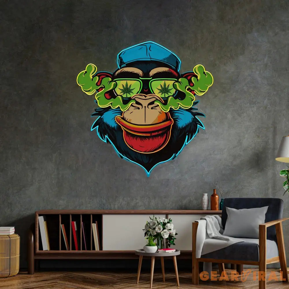 Flamboyant Monkey LED Neon Sign Light Pop Art