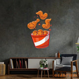 Flying Fried Chicken LED Neon Sign Light Pop Art
