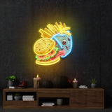 Food Monster Artwork Led Neon Sign Light