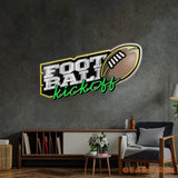 Football Kickoff Led Neon Acrylic Artwork