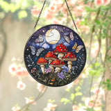 Fourth Wing Dragon Stained Glass Suncatcher Fantasy Dragon Window Hanging Book Lover Gift Bookish Decor Holiday