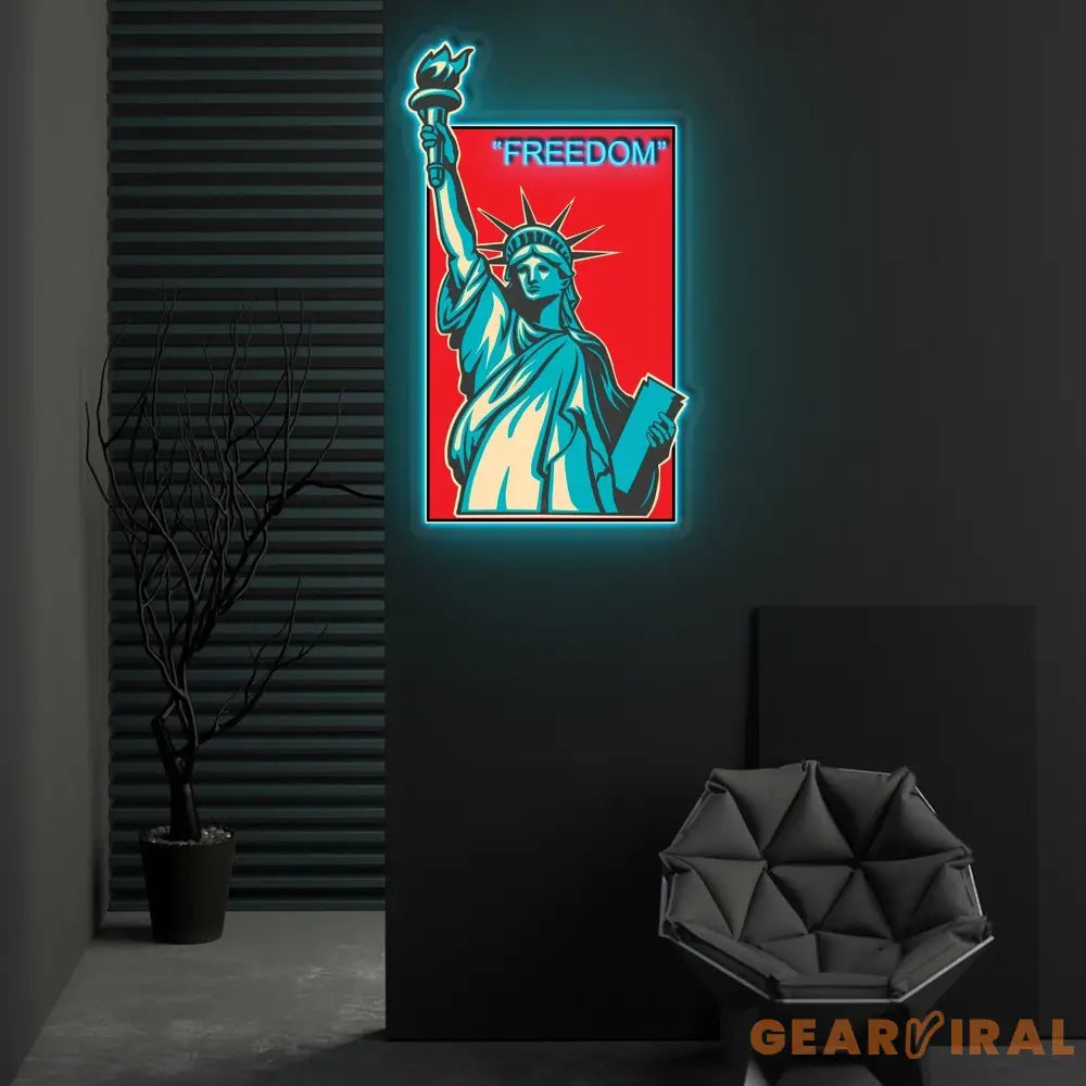 ’Freedom’ Neon x Acrylic Artwork