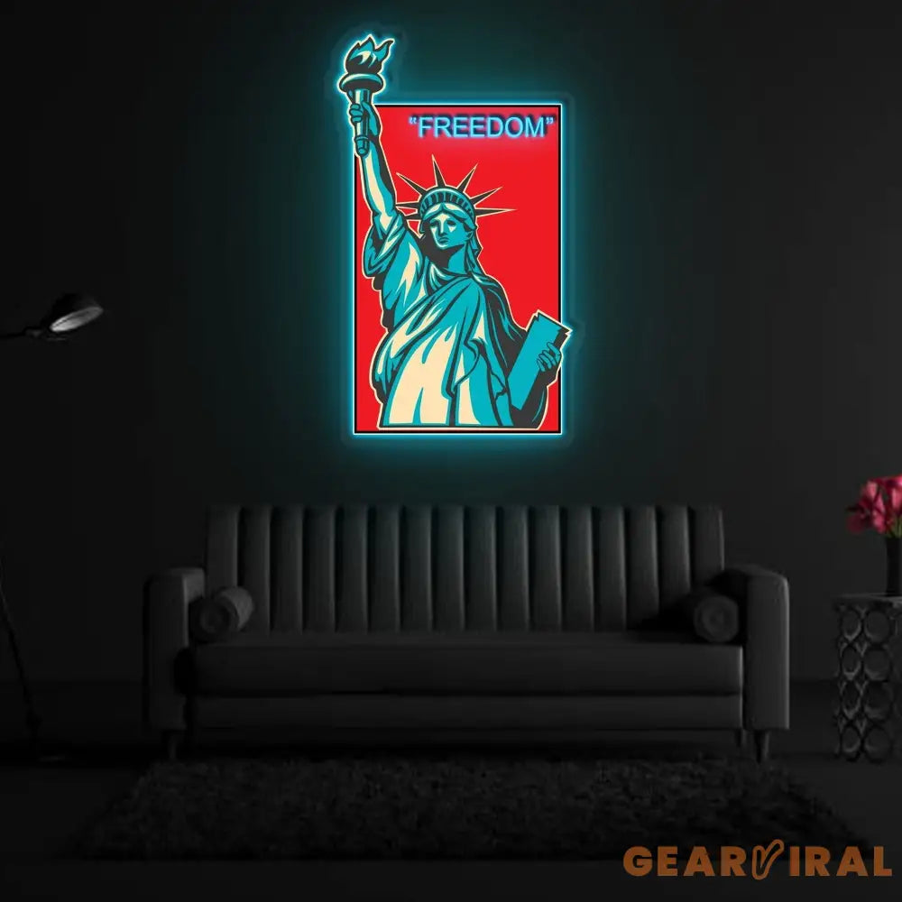’Freedom’ Neon x Acrylic Artwork