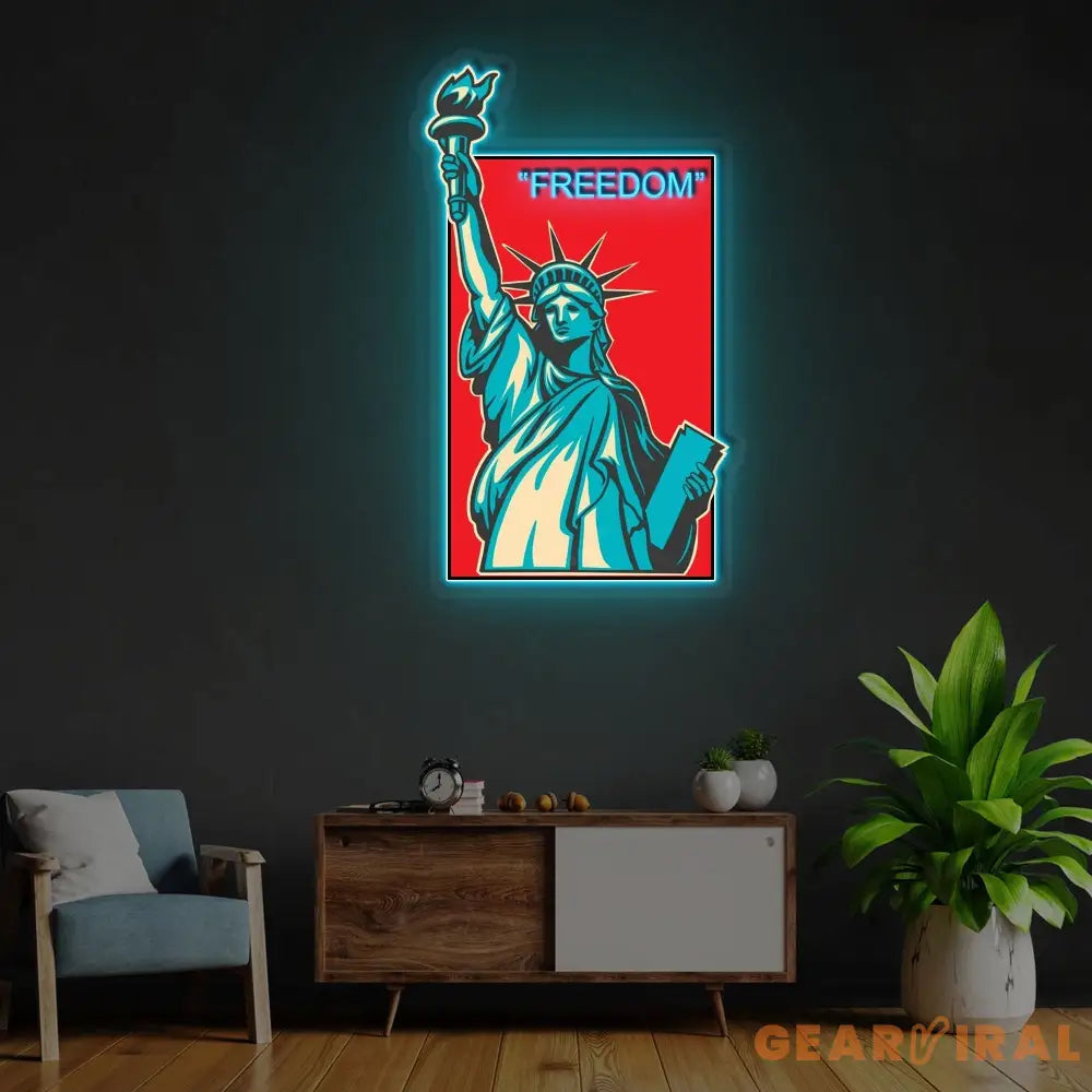 ’Freedom’ Neon x Acrylic Artwork