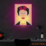 Frida Kahlo Neon x Acrylic Artwork