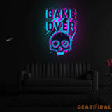 Game Over B&P Neon Sign x Acrylic Artwork