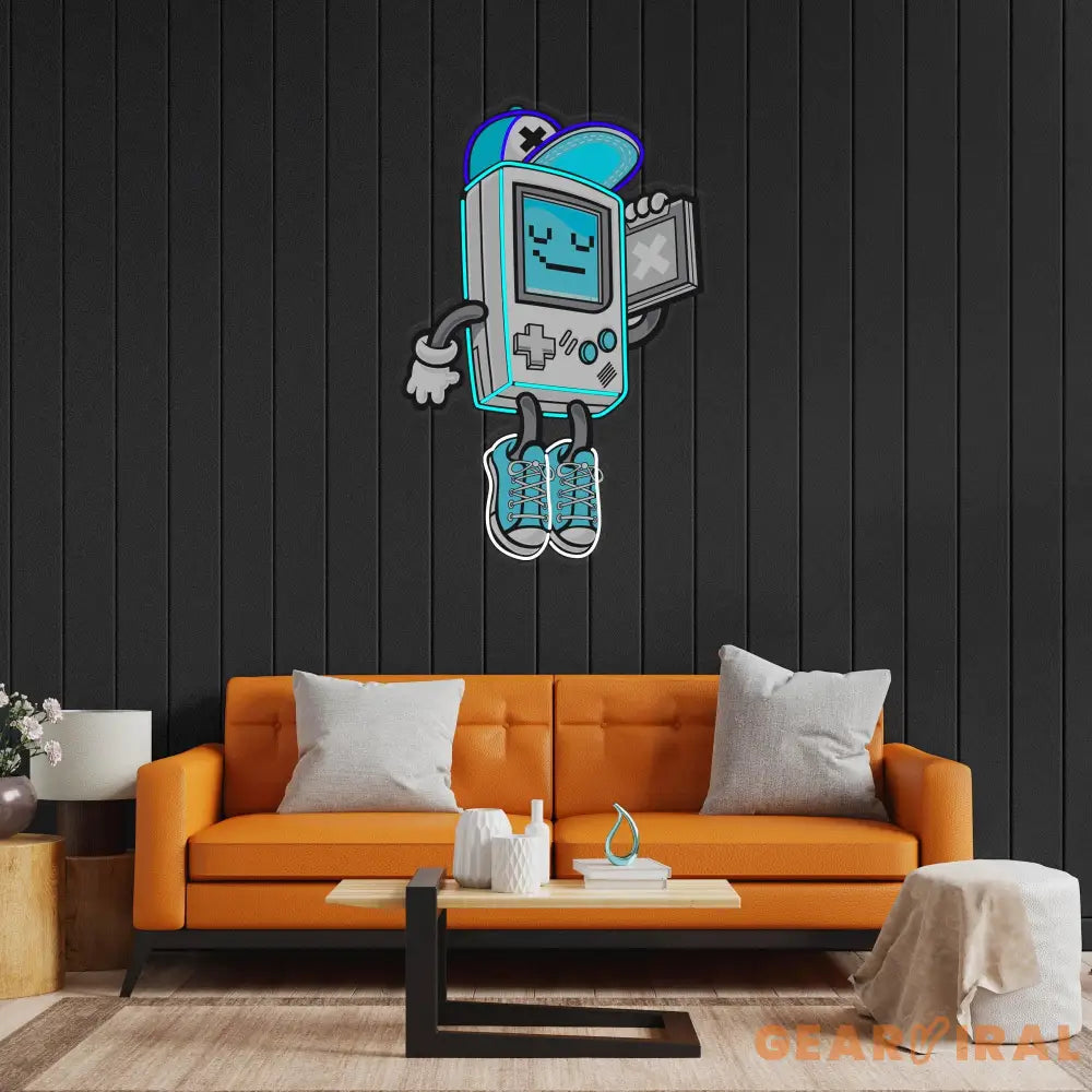 Gameboy Led Neon Acrylic Artwork