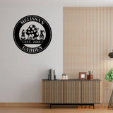 Garden Gnome Yard Stake Custom Gnome Gifts Wild Mushroom Yard Art Gnome Metal Art Gnome Monogram Yard Decor Outdoor