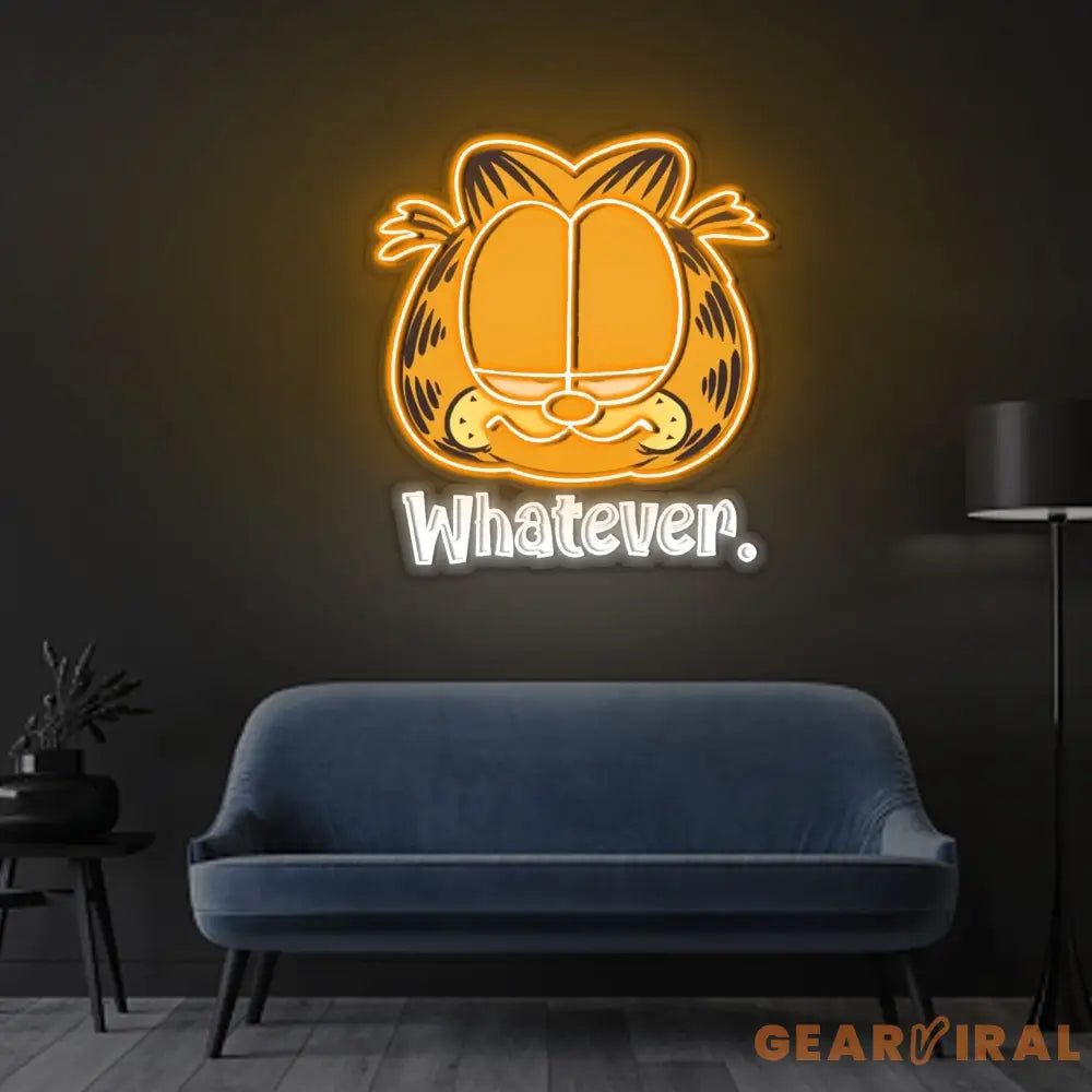 GF Whatever Neon Sign x Acrylic Artwork