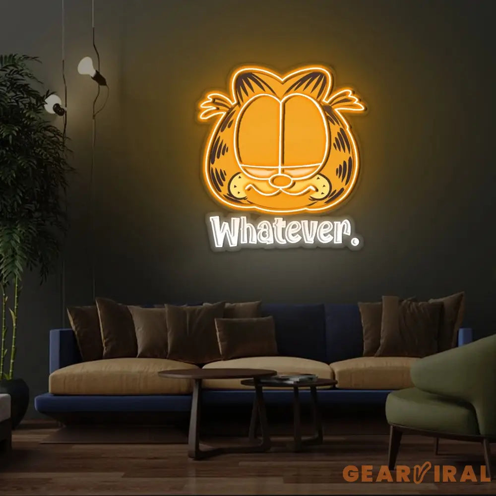 GF Whatever Neon Sign x Acrylic Artwork