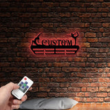 Girl Gymnastics Medal Hanger with Led Light Personalized Name Metal Sign Gymnast Medal Holder Monogram Gymnast Medal