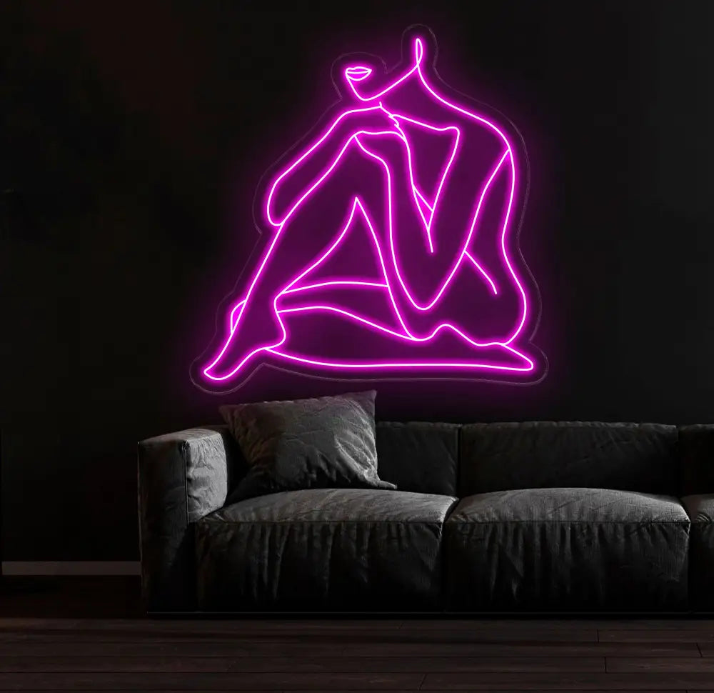Girl Neon Sign Girl Body Neon Sign Woman Neon Sign Lady Neon Sign Woman Body Neon Sign Woman Body Wall Art Neon Sign