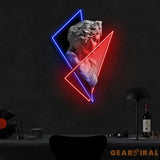 Goddess Statue Neon x Acrylic Artwork