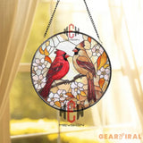 Golden Retriever Stained Glass Suncatcher Dog Lover Window Hanging Pet Memorial Glass Art Golden Dog Decor Animal Gift