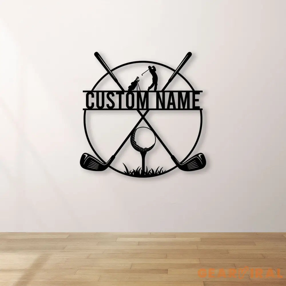 Golf Custom Name Metal Sign Golf Sign Bar Sign 19th Hole Custom Golf Sign Man Cave Home Bar Game Room Sign Fathers Day