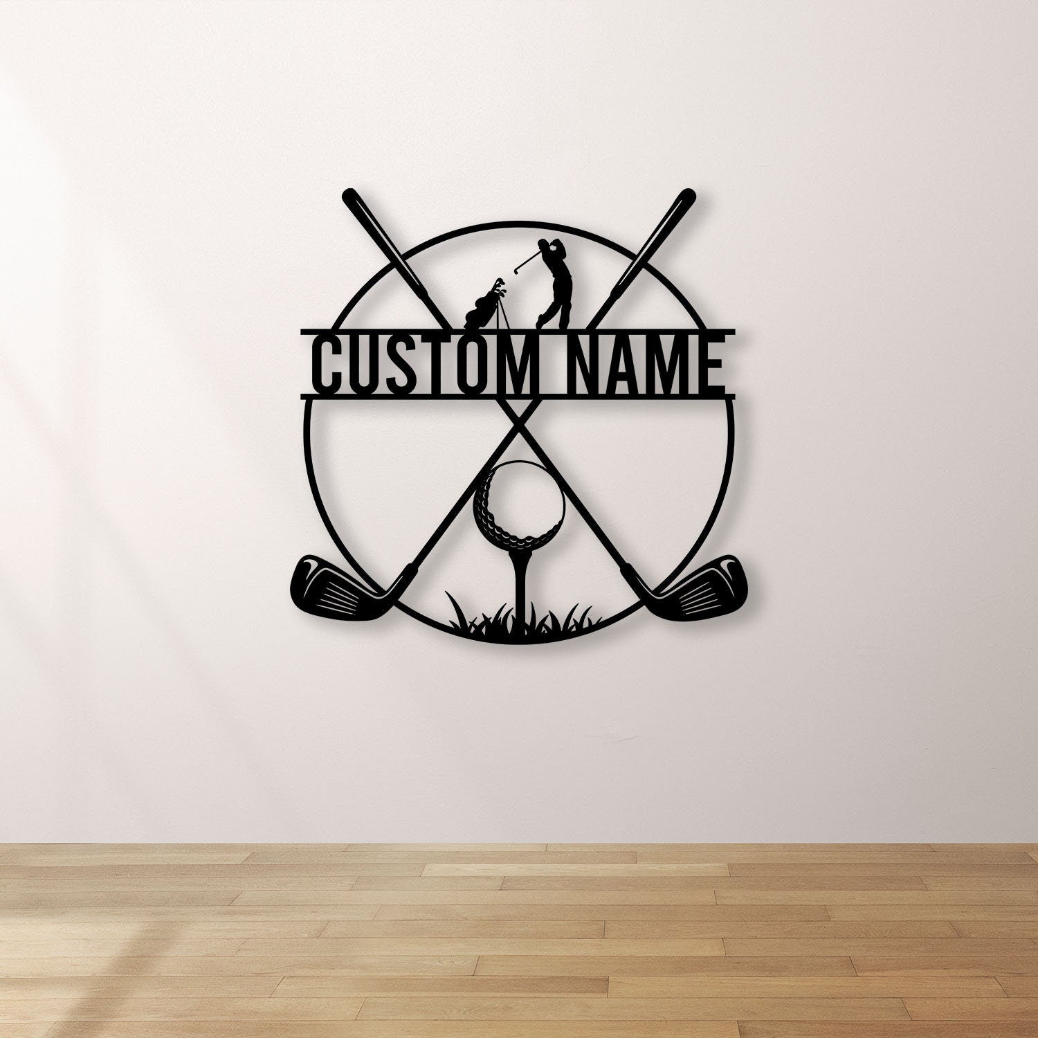 Golf Custom Name Metal Sign, Golf Sign, Bar Sign, 19th Hole, Custom Golf Sign, Man Cave, Home Bar, Game Room Sign, Fathers Day, Golfer