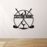 Golf Custom Name Metal Sign, Golf Sign, Bar Sign, 19th Hole, Custom Golf Sign, Man Cave, Home Bar, Game Room Sign, Fathers Day, Golfer