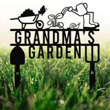 Grandma’s Garden Sign Nana Garden Stake Metal Garden Tools Outdoor Garden Decor Grandma Mom Mother’s Day Gift Gardener